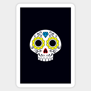 Sugar skull for a cake Sticker